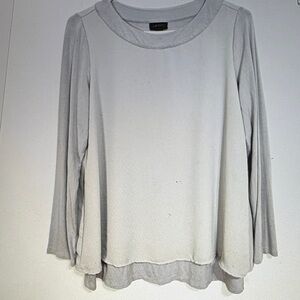 J. Jill Wearever Layered Long Sleeve Top Size Small